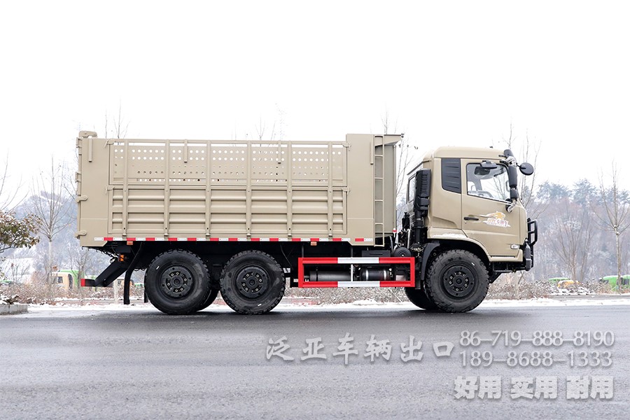 东风六驱。东风6x6，东风大马力越野卡车，天锦驾驶室卡车、210马力卡车